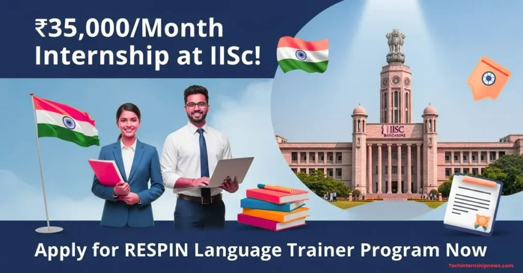 What is the RESPIN Language Trainer Program at IISc?